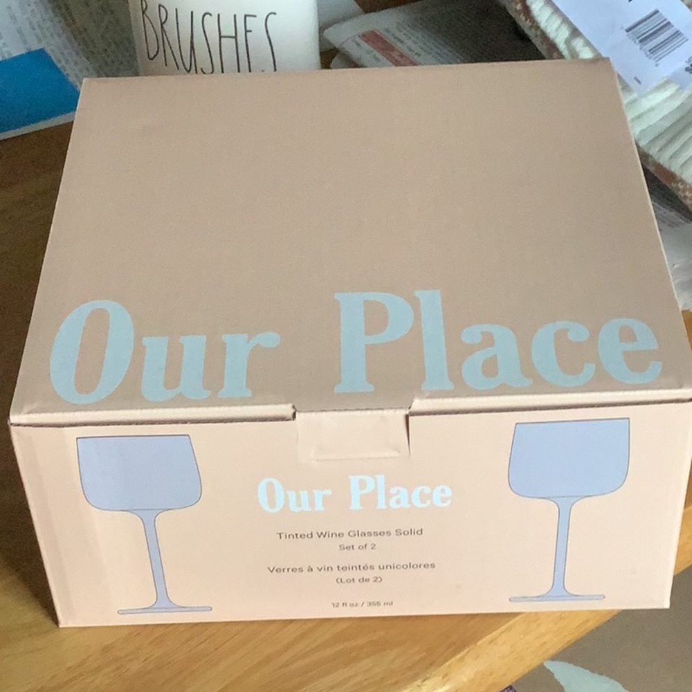 Our Place wine glasses - purple set